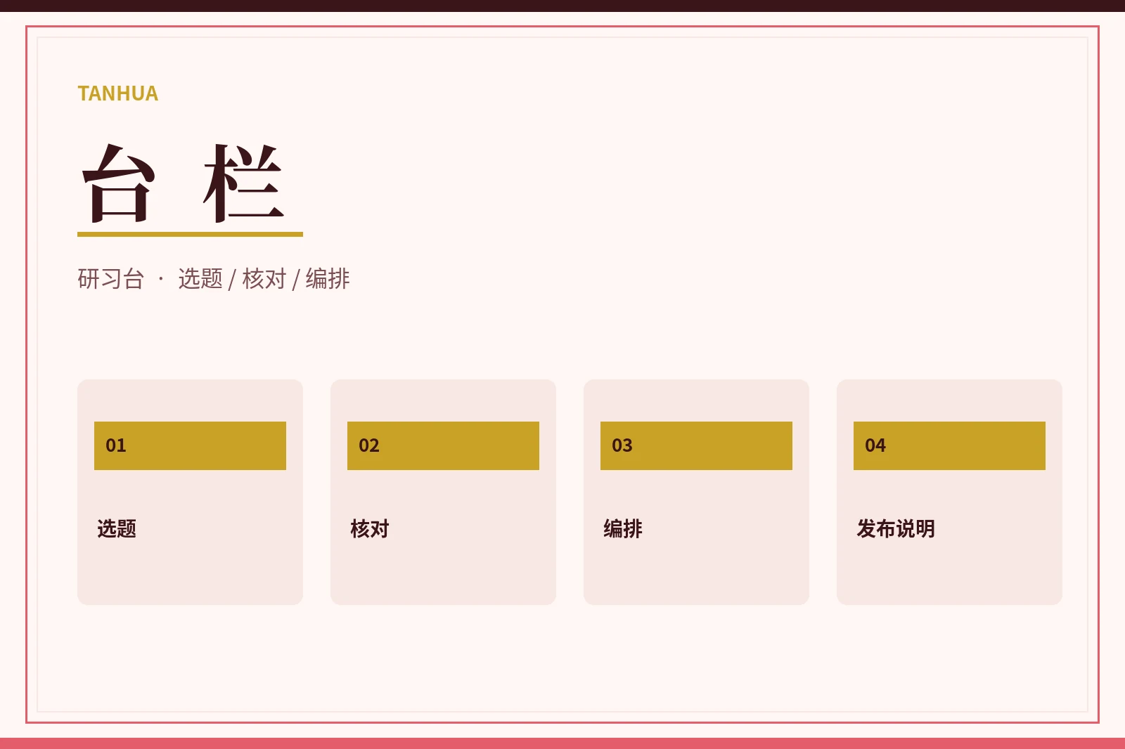 案头:内容从选题到发布的基本方法